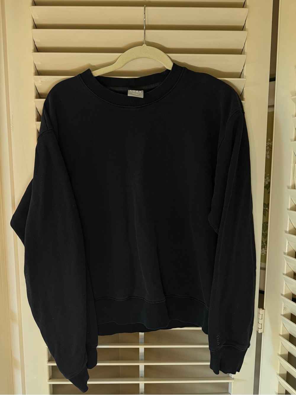 TNA Black Crewneck Women's Sweater